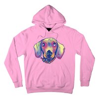 Dachshund Dog Portrait Hoodie