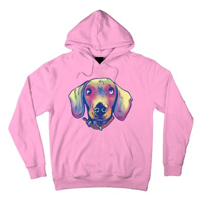 Dachshund Dog Portrait Hoodie