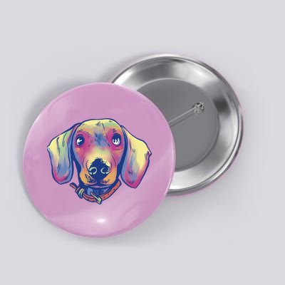 Dachshund Dog Portrait Button