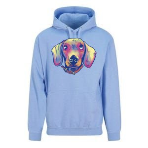 Dachshund Dog Portrait Unisex Surf Hoodie