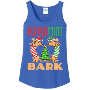 Dachshund Doxie Peppermint Bark Cute Christmas Xmas Gift Ladies Essential Tank