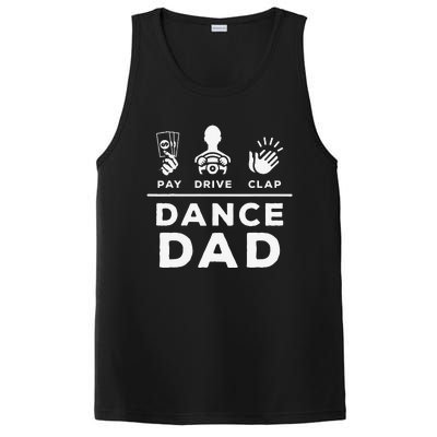 Dance Dad Pay Drive Clap Dancing Dad Joke Dance Lover PosiCharge Competitor Tank