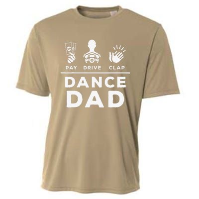 Dance Dad Pay Drive Clap Dancing Dad Joke Dance Lover Cooling Performance Crew T-Shirt