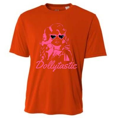 Dollytastic Dolly Pink Parton Country Music Fans Dolly Fan Cooling Performance Crew T-Shirt