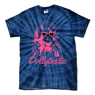 Dollytastic Dolly Pink Parton Country Music Fans Dolly Fan Tie-Dye T-Shirt