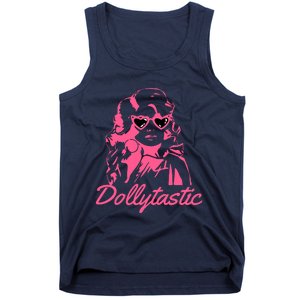 Dollytastic Dolly Pink Parton Country Music Fans Dolly Fan Tank Top