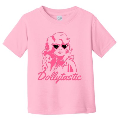 Dollytastic Dolly Pink Parton Country Music Fans Dolly Fan Toddler T-Shirt