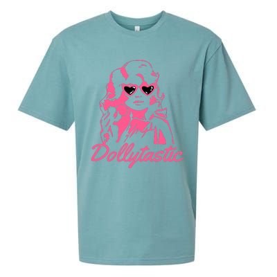 Dollytastic Dolly Pink Parton Country Music Fans Dolly Fan Sueded Cloud Jersey T-Shirt