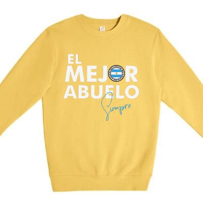 Dia Del Padre Father´s Day Gift. El Mejor Abuelo Argentino Premium Crewneck Sweatshirt