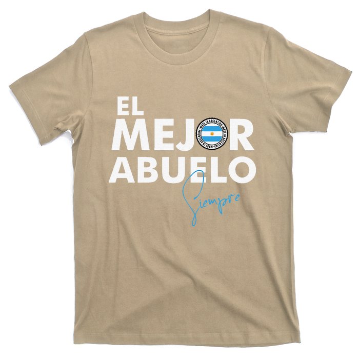 Dia Del Padre Father´s Day Gift. El Mejor Abuelo Argentino T-Shirt