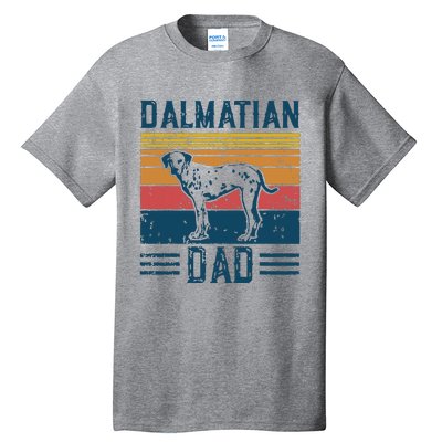 Dog Dalmatian Papa Vintage Dalmatian Dad Tall T-Shirt