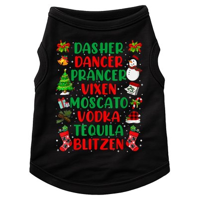 Dasher Dancer Prancer Vixen Moscato Vodka Tequila Blitzen Doggie Tank