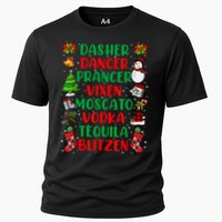 Dasher Dancer Prancer Vixen Moscato Vodka Tequila Blitzen Cooling Performance Crew T-Shirt