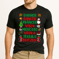 Dasher Dancer Prancer Vixen Moscato Vodka Tequila Blitzen Cooling Performance Crew T-Shirt
