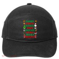 Dasher Dancer Prancer Vixen Moscato Vodka Tequila Blitzen 7-Panel Snapback Hat