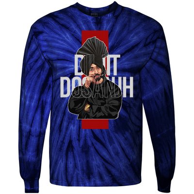 Diljit Dosanjh Punjabi Singer Desi Apparel Punjabi Tie-Dye Long Sleeve Shirt