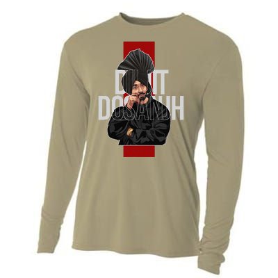 Diljit Dosanjh Punjabi Singer Desi Apparel Punjabi Cooling Performance Long Sleeve Crew