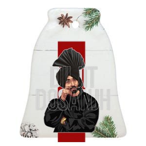 Diljit Dosanjh Punjabi Singer Desi Apparel Punjabi Ceramic Bell Ornament