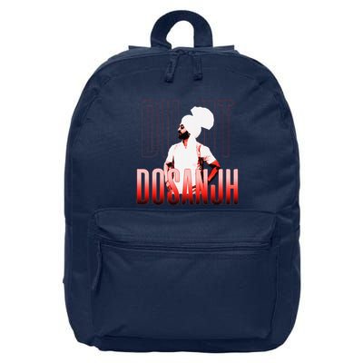 Diljit Dosanjh Punjabi Singer Desi Apparel Punjabi 16 in Basic Backpack