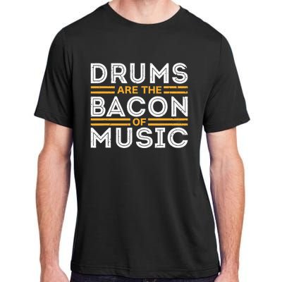 Drummer Drum Player Funny Drumming Music Teacher Adult ChromaSoft Performance T-Shirt