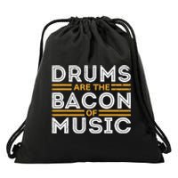 Drummer Drum Player Funny Drumming Music Teacher Drawstring Bag