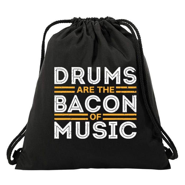 Drummer Drum Player Funny Drumming Music Teacher Drawstring Bag