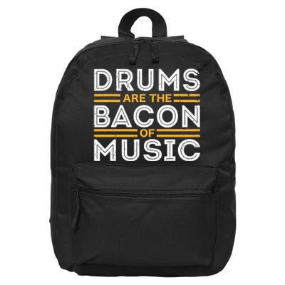 Drummer Drum Player Funny Drumming Music Teacher 16 in Basic Backpack