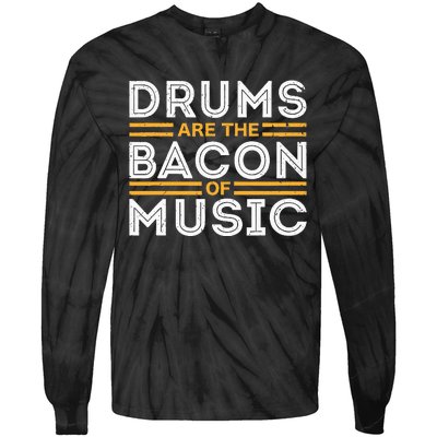 Drummer Drum Player Funny Drumming Music Teacher Tie-Dye Long Sleeve Shirt