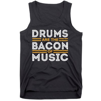 Drummer Drum Player Funny Drumming Music Teacher Tank Top