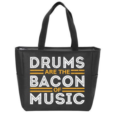 Drummer Drum Player Funny Drumming Music Teacher Zip Tote Bag