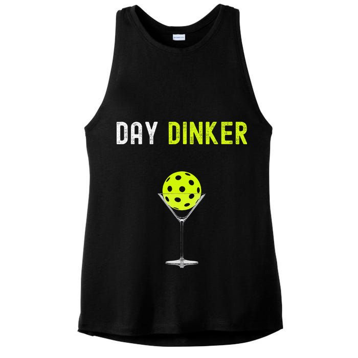 Day Dinker Pickleball Funny Pickleball Day Dinker Ladies PosiCharge Tri-Blend Wicking Tank