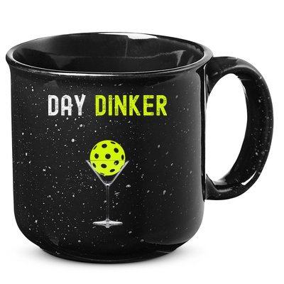 Day Dinker Pickleball Funny Pickleball Day Dinker 15oz Campfire Ceramic Mug