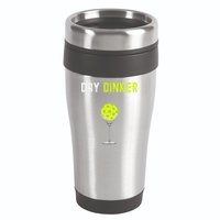 Day Dinker Pickleball Funny Pickleball Day Dinker 16oz Travel Tumbler