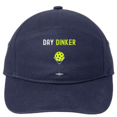 Day Dinker Pickleball Funny Pickleball Day Dinker 7-Panel Snapback Hat