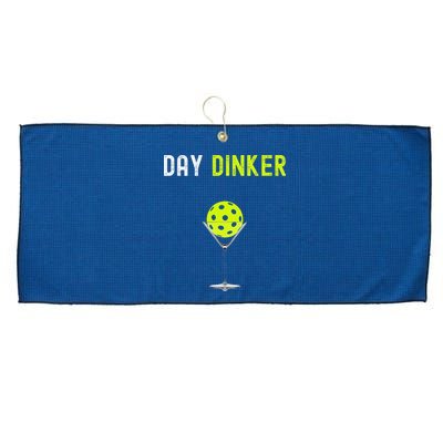 Day Dinker Pickleball Funny Pickleball Day Dinker Large Microfiber Waffle Golf Towel