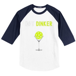 Day Dinker Pickleball Funny Pickleball Day Dinker Baseball Sleeve Shirt