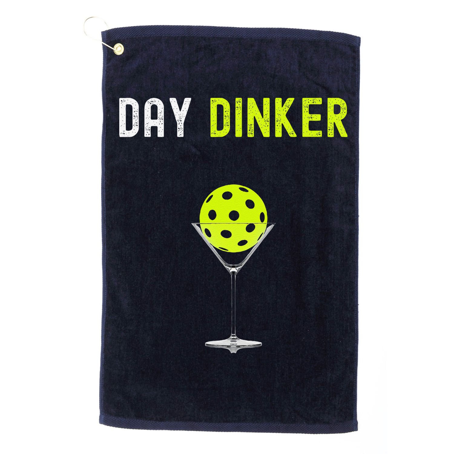 Day Dinker Pickleball Funny Pickleball Day Dinker Golf Towel