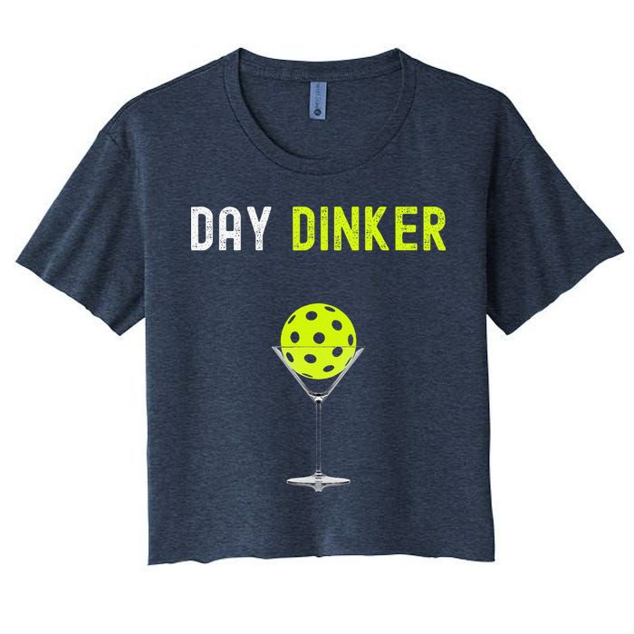 Day Dinker Pickleball Funny Pickleball Day Dinker Crop Top