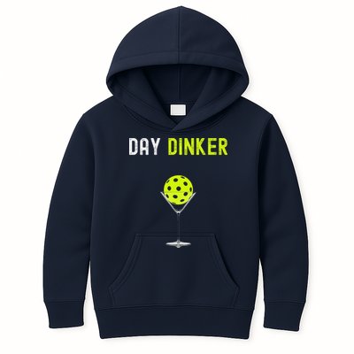 Day Dinker Pickleball Funny Pickleball Day Dinker Kids Hoodie