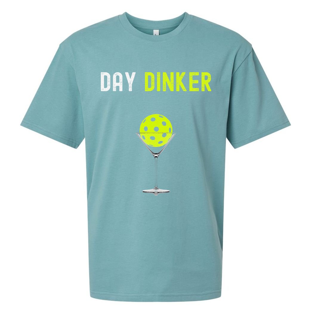 Day Dinker Pickleball Funny Pickleball Day Dinker Sueded Cloud Jersey T-Shirt