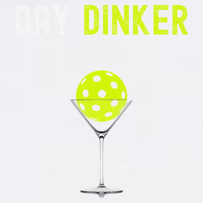 Day Dinker Pickleball Funny Pickleball Day Dinker Garment-Dyed Sweatshirt