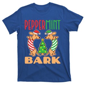 Dachshund Doxie Peppermint Bark Cute Christmas Xmas Cute Gift T-Shirt