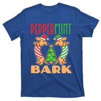 Dachshund Doxie Peppermint Bark Cute Christmas Xmas Cute Gift T-Shirt