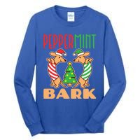 Dachshund Doxie Peppermint Bark Cute Christmas Xmas Cute Gift Tall Long Sleeve T-Shirt