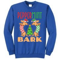 Dachshund Doxie Peppermint Bark Cute Christmas Xmas Cute Gift Tall Sweatshirt