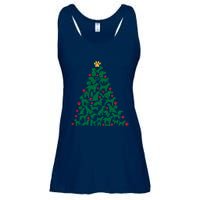 Doggies Dog Puppy Christmas Tree Ladies Essential Flowy Tank