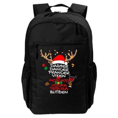Dasher Dancer Prancer Vixen Moscato Vodka Tequila Blitzen Backpack