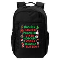 Dasher Dancer Prancer Vixen Moscato Vodka Tequila Blitzen Backpack