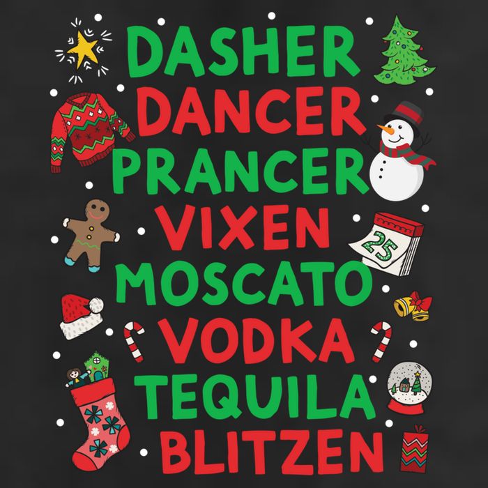 Dasher Dancer Prancer Vixen Moscato Vodka Tequila Blitzen 15oz Campfire Ceramic Mug
