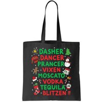 Dasher Dancer Prancer Vixen Moscato Vodka Tequila Blitzen Bag